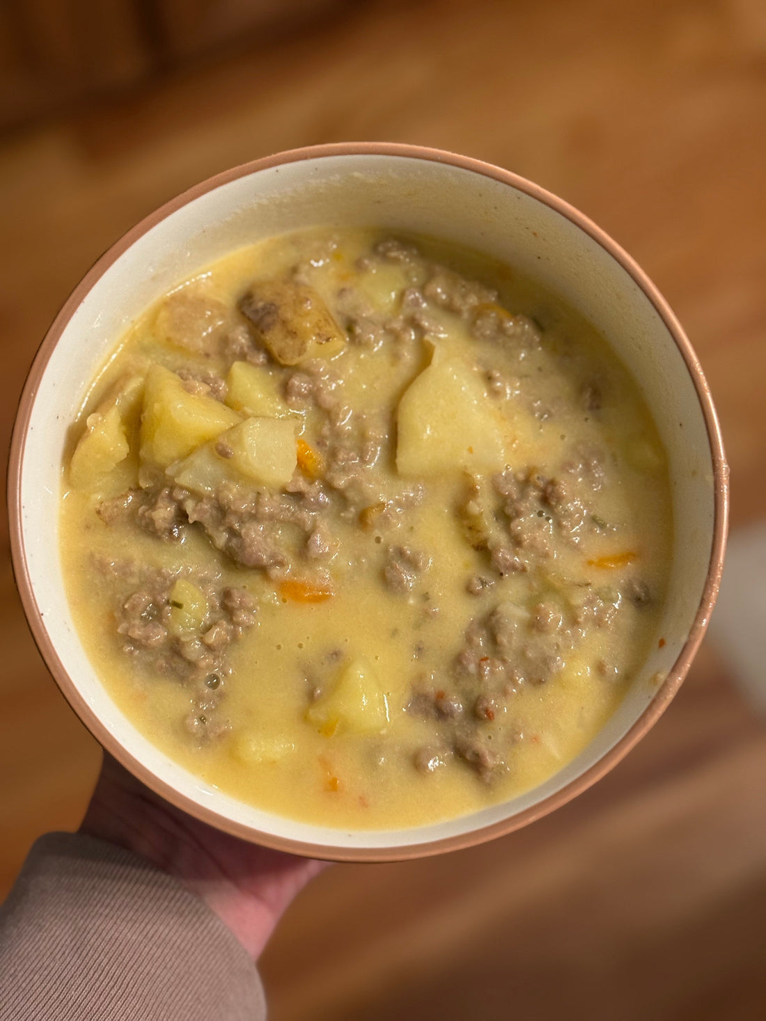 Creamy Kunekune Sausage Soup