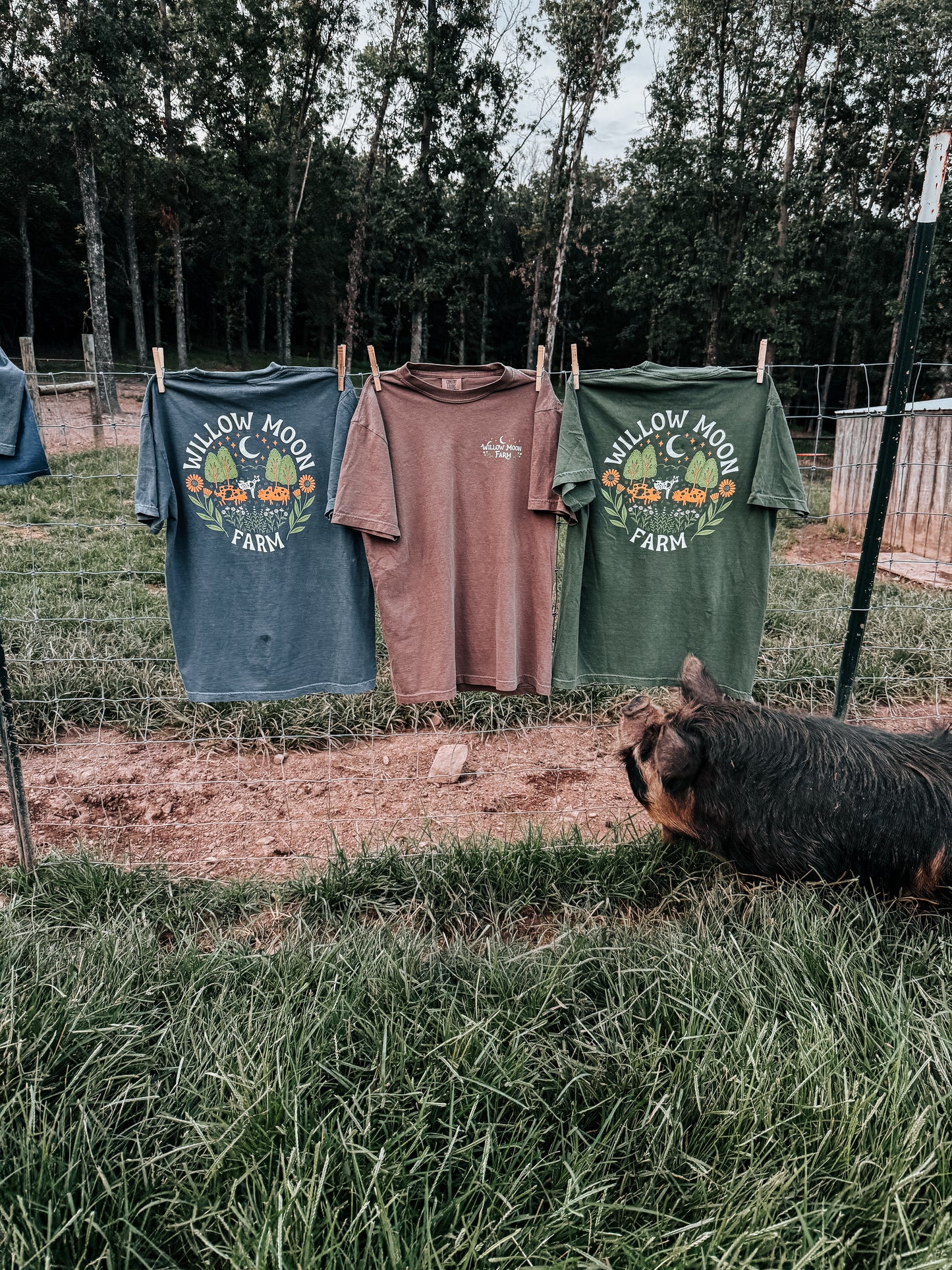 Adult Willow Moon Farm T-Shirt – Comfort Colors Cotton