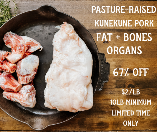 SALE - PORK FAT/BONES BOX