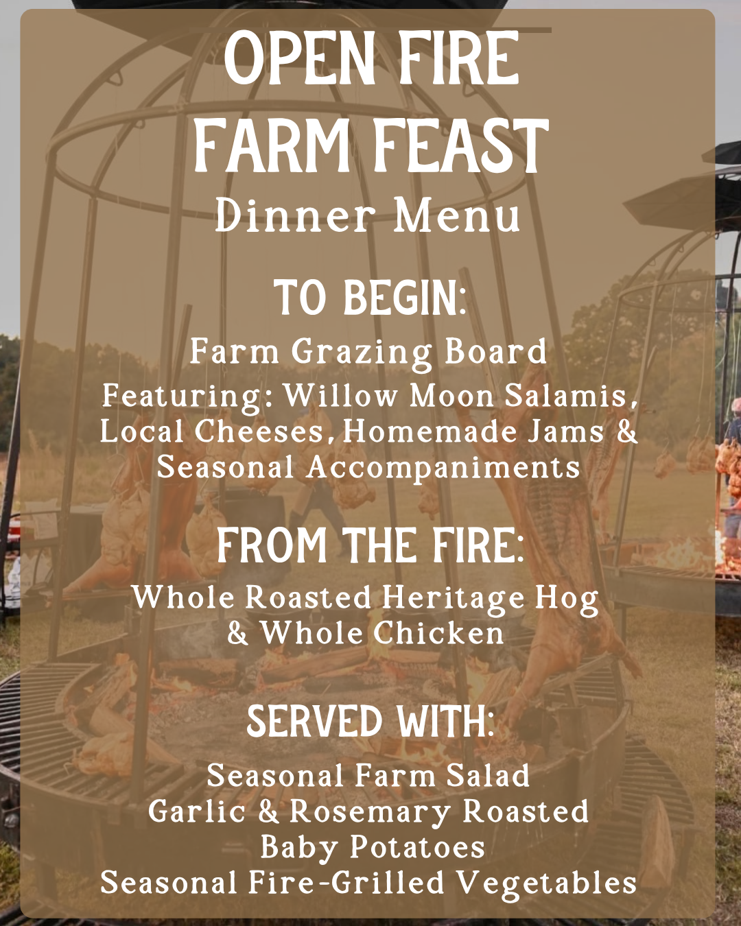 Open Fire Farm Feast