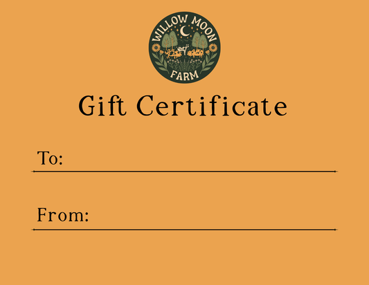 Willow Moon Farm Gift Card