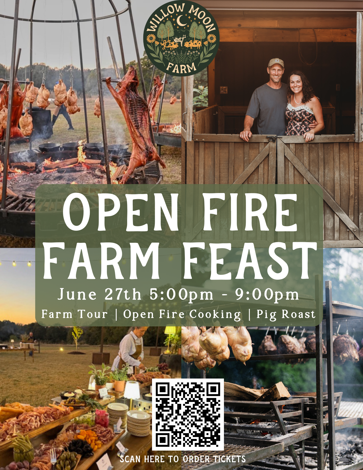 Open Fire Farm Feast – Willow Moon Farm