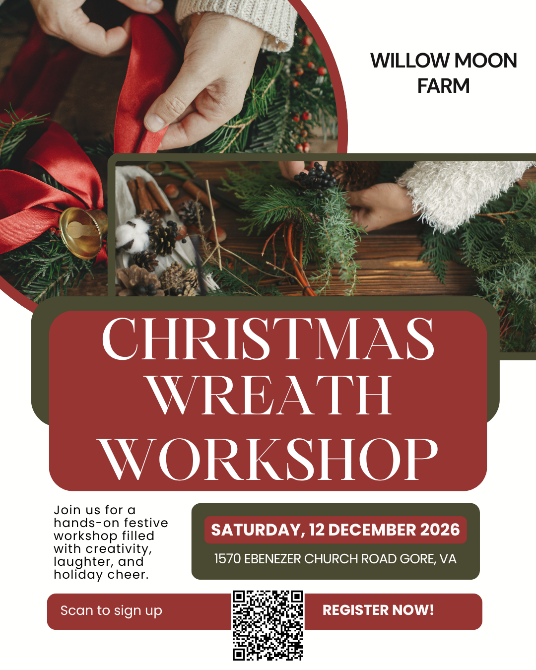 Christmas Wreath Making Workshop