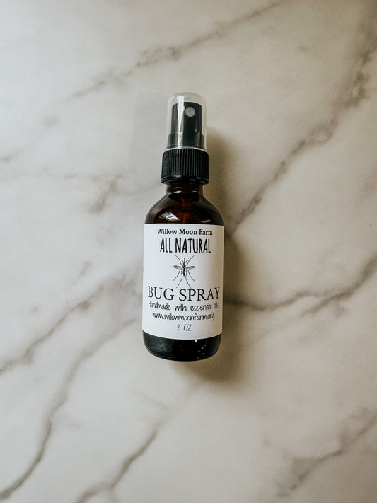 Natural bug spray handcrafted with essential oils and DEET free